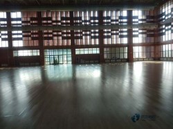 普通籃球場(chǎng)木地板施工工藝