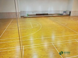 學校松木舞臺場地板施工流程