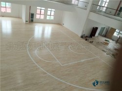 專業(yè)籃球場館地板施工隊